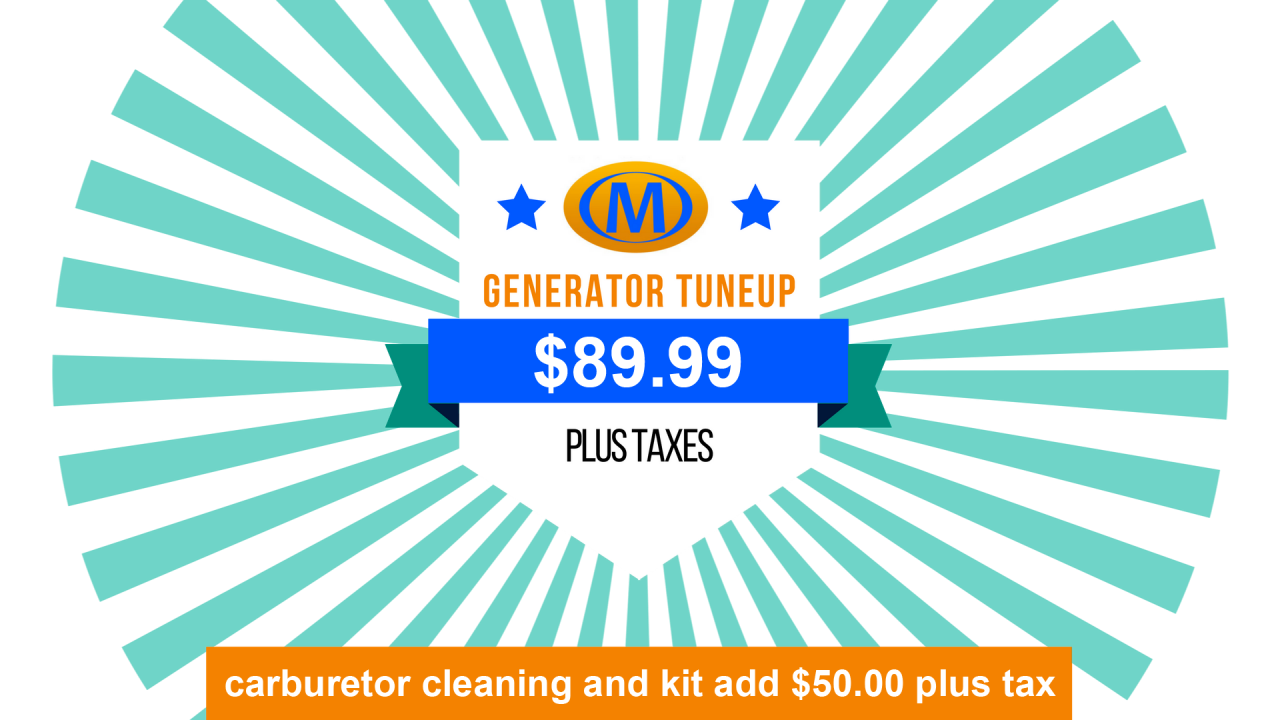 Generator Repairs and Tuneups Ottawa MVS Ottawa